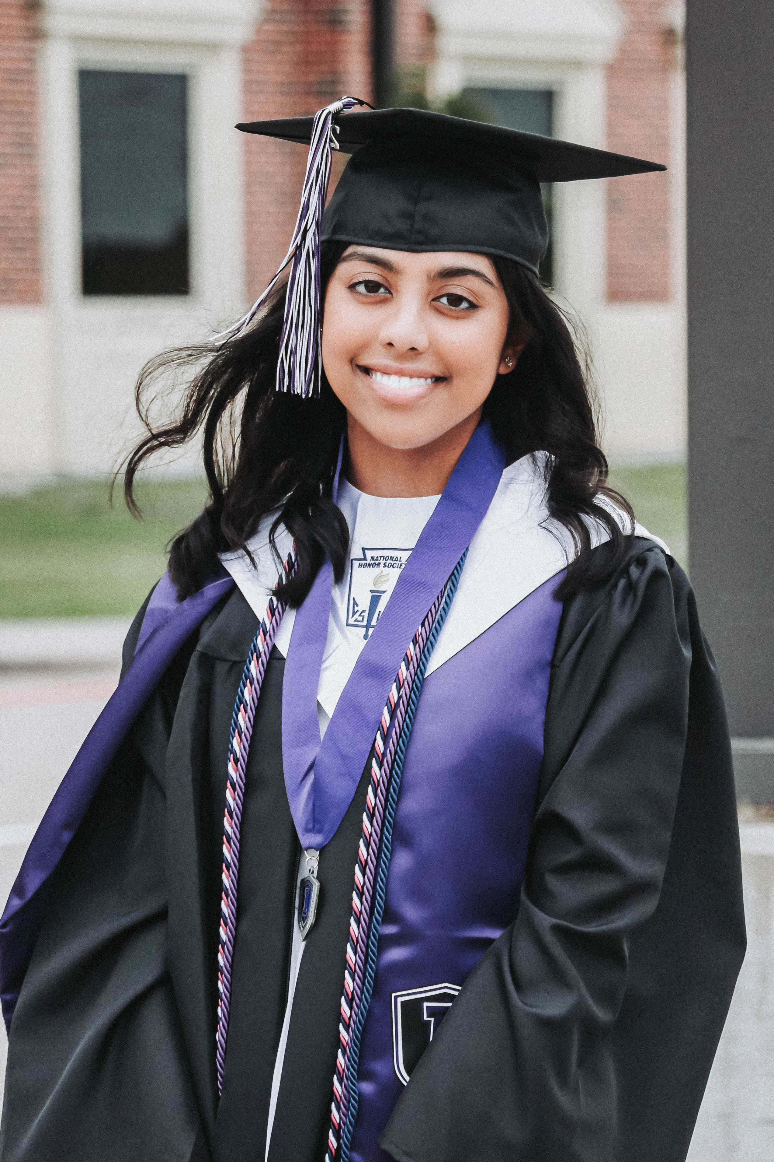 Graduate celebrating milestone